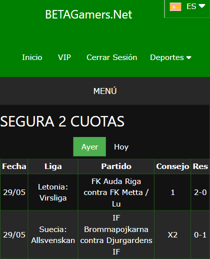 boleto de apuesta vip ganada